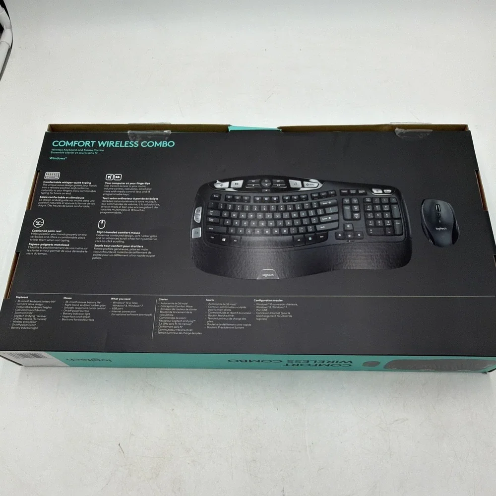 Logitech MK550 Comfort Wave Wireless Keyboard and Mouse Combo Tested